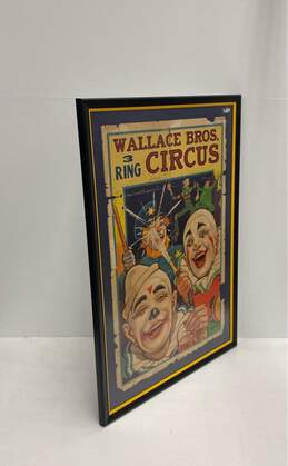 Wallace Bros. 3 Ring Circus Clown Poster Print Wall Art Vintage 1950's alternative image