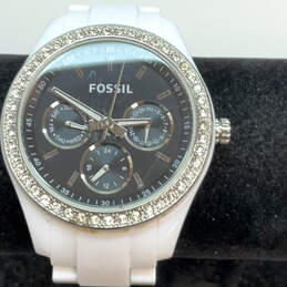Designer Fossil ES-2669 Stainless Steel Round Dial Quartz Analog Wristwatch