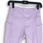 Fabletics Womens Purple Elastic Waist Flat Front Pull-On Ankle Leggings Size M image number 3