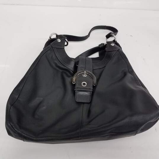 Coach Soho Black Leather Shoulder Bag image number 1