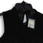 NWT Womens Black Sleeveless Crew Neck Pullover Blouse Top Size XS image number 4
