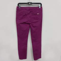 White House Black Market Women's Purple Skinny Jeans Size 4R alternative image