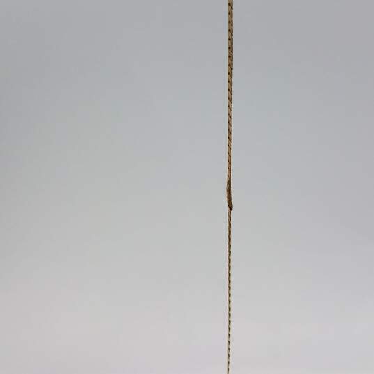 14k Gold Diamond Chevron Necklace 3.5g image number 4