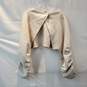COS Wool Blend Open-Back Bolero Crop Sweater Top NWT Women's Size XS image number 2
