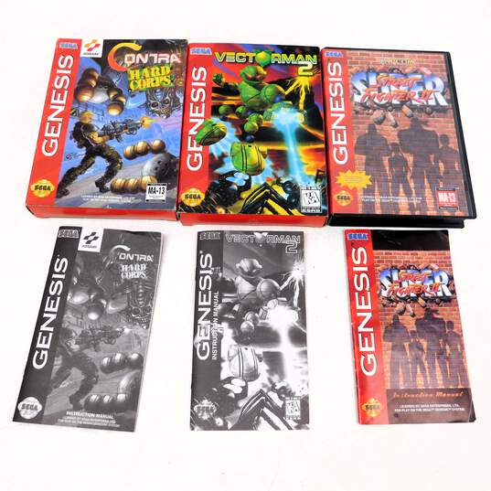 9ct Sega Genesis Box Only Lot and Some Manuals image number 3