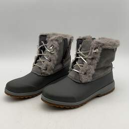 Sperry Womens Maritime STS84506 Gray Round Toe Water Repel Snow Boots Size 11 alternative image