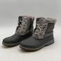 Sperry Womens Maritime STS84506 Gray Round Toe Water Repel Snow Boots Size 11 image number 2