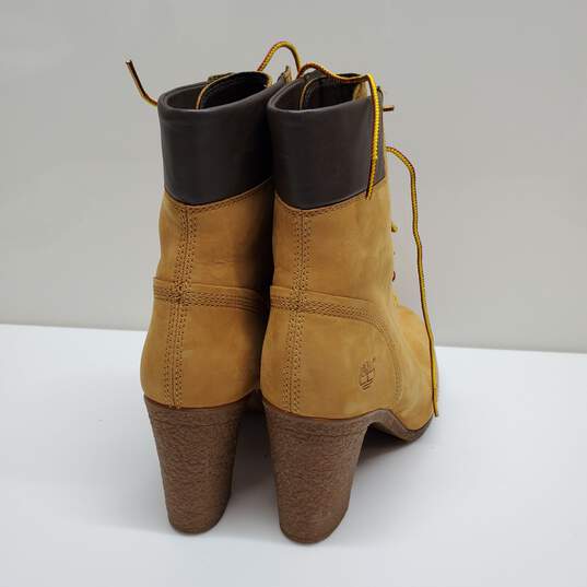 Timberland Womens Tillston Wheat Nubuck Fashion Boots Size 9 image number 3