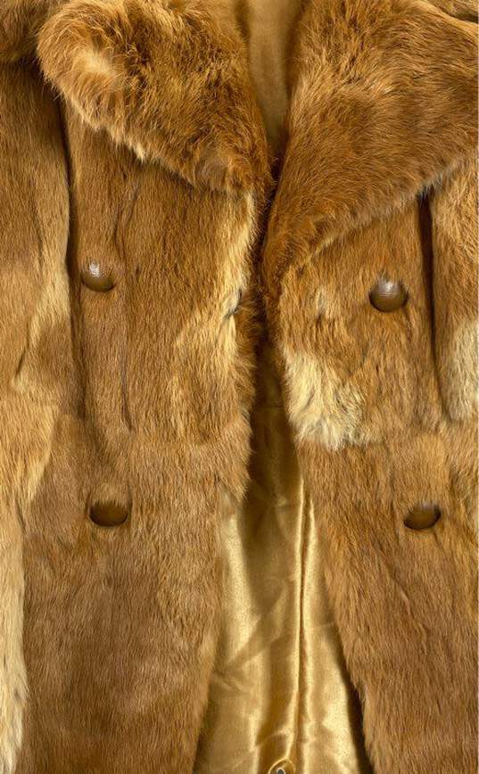 Fur Brown Coat - Size Small image number 5