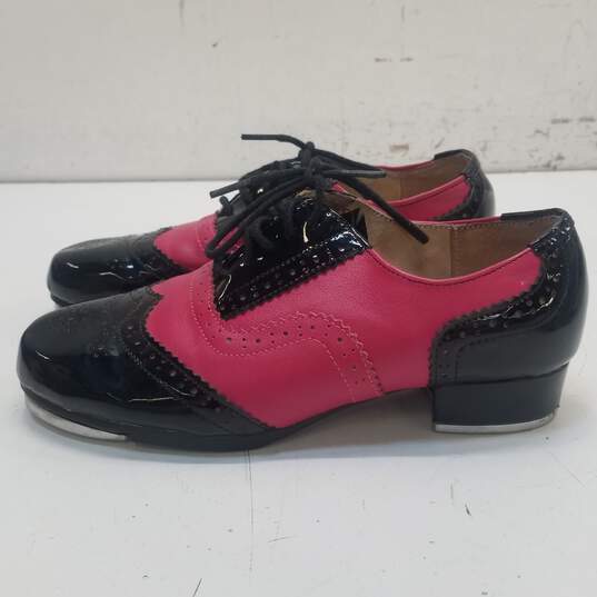 Danoe Show Tap Dancing Multi Leather Shoes Women's Size 7 B image number 2