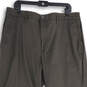 NWT Mens Gray Flat Front Straight Leg Activeflex Dress Pants Size 36W X 29L image number 3