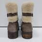 UGG Buckle Zip-Up Sheepskin Suede Boots (Size 5 Women's) image number 4