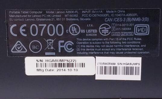 Lenovo TAB A7-40 (8GB, Black) Tablet image number 8