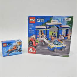 LEGO City Factory Sealed 60370 Police Station Chase & 60190 Arctic Ice Glider