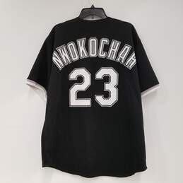 Mens Black Chicago White Sox Nwokochah #23 Baseball MLB Jersey Size XL alternative image