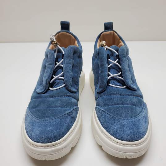 AGL Women's Venus Chunky Suede Elastic Drawstring Sneakers Blue Size 38 image number 2