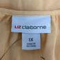 Liz Claiborne Orange Long Sleeve Blouse - Size 1X image number 5