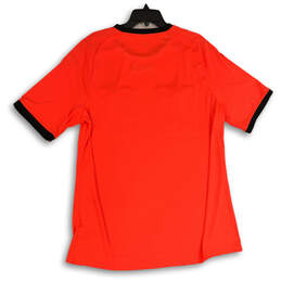Womens Bright Pink Short Sleeve Pullover Football Referee Jersey Size XXL alternative image