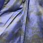 Womens Blue Long Sleeve Detachable Hood Full-Zip Overcoat Size Small image number 3