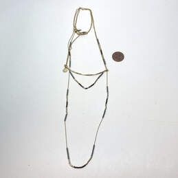 Designer Stella & Dot Prima Three-Layered Chain Necklace w/ Display Card
