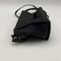 Womens Black Leather Adjustable Strap Inner Pocket Crossbody Bag Purse image number 3