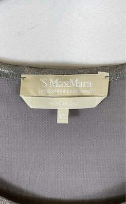 'S MaxMara Gray Sleeveless Blouse - Size X Large alternative image