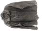 Explorer Men's Black Leather Full Zip Bomber Style Jacket Size Large image number 1