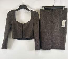 Ali & Jay Brown 2 Pc Skirt Set - Size Medium alternative image