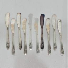 Set of 10 Oneida Community Silver-plated QUEEN BESS II Butter Knives