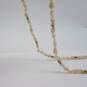 14k Gold Fw Pearl Necklace 7.3g image number 7