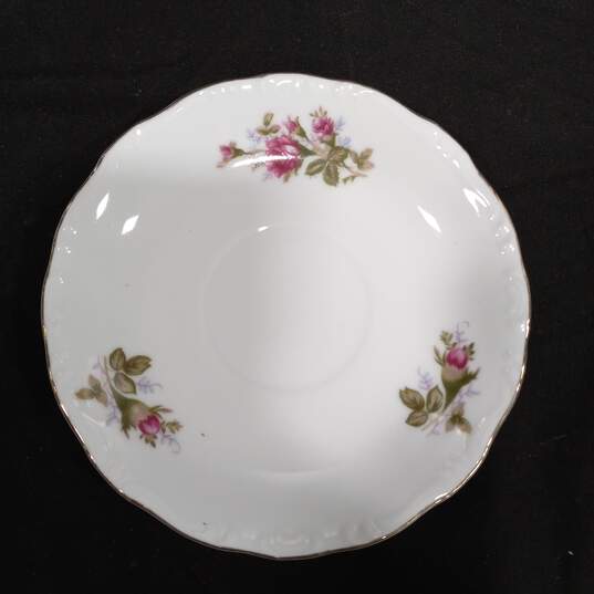 Empress China Moss Rose Bread & Butter Plate Set 6 image number 6
