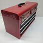 CRAFTSMAN Red 3-Shelf Metal Toolbox Untested P/R Approx. 21x9x12 In. image number 3