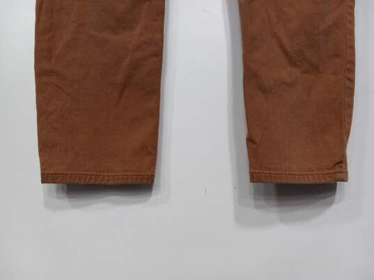 Express Women's Brown Mid Rise Pants Size 10 Reg image number 4