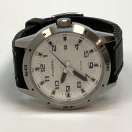 Designer Fossil AM-4278 White Round Dial Adjustable Band Analog Wristwatch alternative image