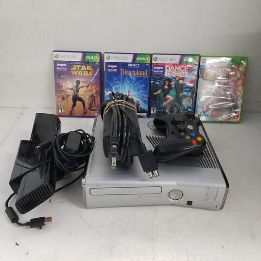 Microsoft Xbox 360 S Console Slim W/ Games Storage 250GB image number 1