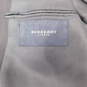 Burberry London Men's Grey Pinstripe Wool Tailored Suit Jacket Blazer Size 40R with COA image number 7