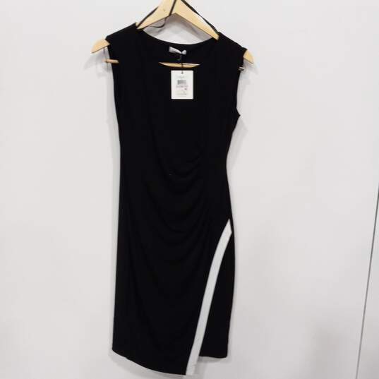 Women’s Calvin Klein Sleeveless Colorblock Crepe Sheath Dress Sz 6 NWT image number 1
