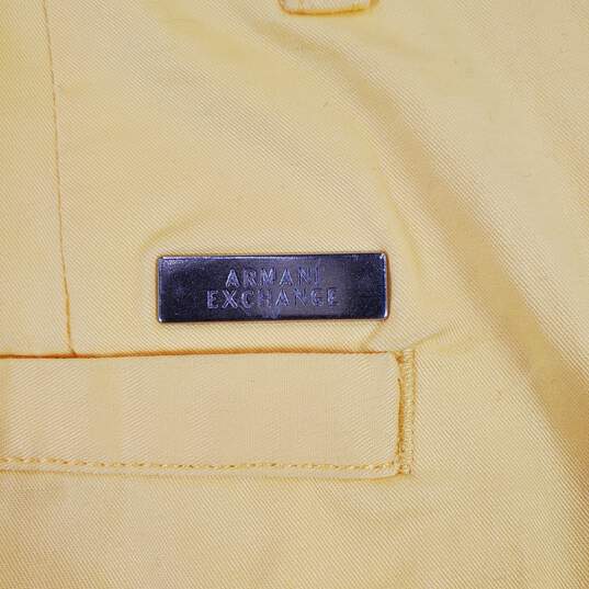 Armani Exchange Men's Yellow Chino Pants SZ 31 image number 8