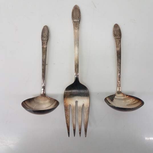 Lot of VTG Silver Plated & Stainless Steel Dinning Utensils image number 2