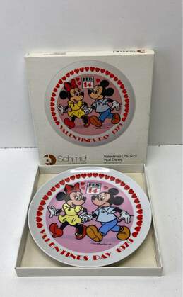 Disney Collectors Wall Art Plates Assorted Vintage Set of 4 Schmid Plates alternative image