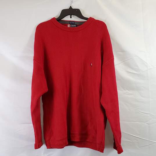 Chaps Ralph Lauren Men Red Sweater XL image number 1