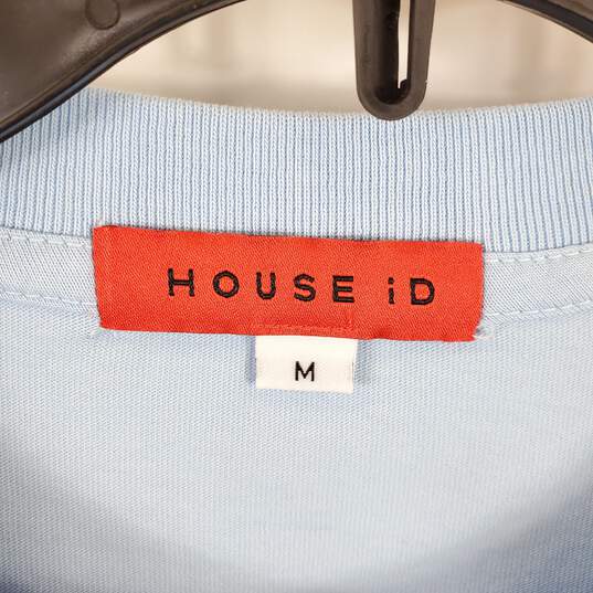 House ID Men Sky Blue Logo T Shirt M NWT image number 3
