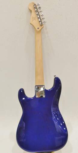Squier by Fender Brand MINI Model Blue 6-String Electric Guitar w/ Soft Gig Bag alternative image