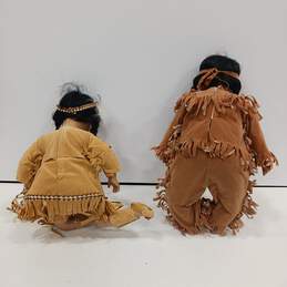 2PC Native American Porcelain Doll Bundle alternative image