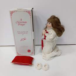 Hamilton Heritage "A Christmas Prayer" Porcelain Doll