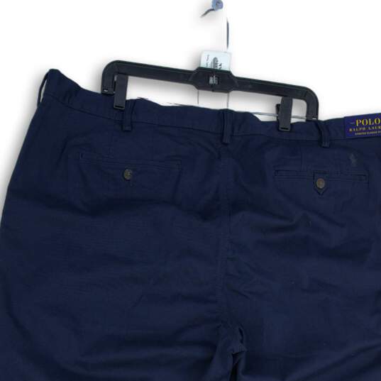 NWT Polo Ralph Lauren Mens Navy Blue Stretch Classic Fit Chino Pants Size 46B/30 image number 4