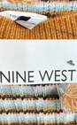 Nine West Brown Striped Knit Sweatshirt - Size Large image number 5