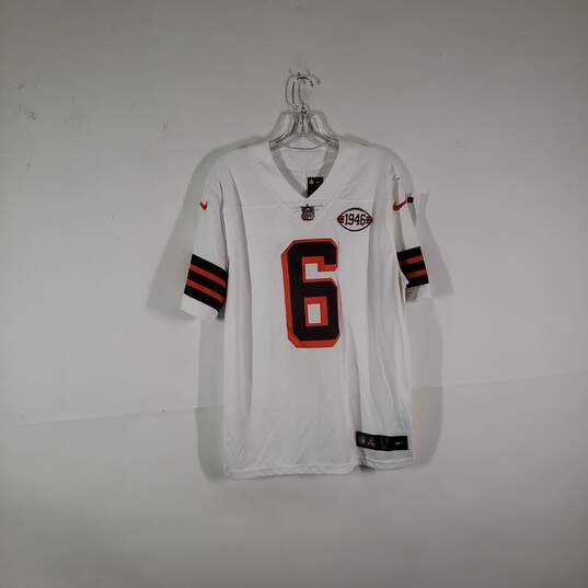 Mens On Field Dri-Fit Cleveland Browns Baker Mayfield 6 Football-NFL Jersey Sz L image number 1