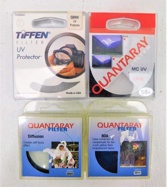 Lot of 4 Camera Filters 58mm image number 1
