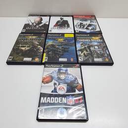 Playstation 2 - Mixed Lot of 7 Games - Hitman Socom Madden